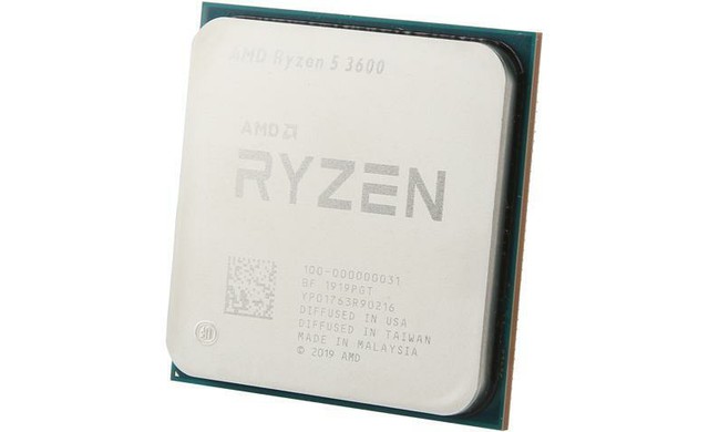 AMD RYZEN 5 3600 6-Core 3.6 GHz (4.2 GHz Max Boost) Socket AM4 65W 100-100000031BOX Desktop Processor